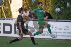 Bezirksliga - Saison 2025/26 - FC Gerolfing - TSV Rohrbach - Andreas Maier schwarz Rohrbach - Marko Miskovic (Nr.4 - FC Gerolfing) - Foto: Meyer Jürgen