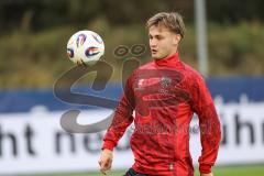 3. Liga; TSV Havelse - FC Ingolstadt 04; vor dem Spiel Jasper Maljojoki (23, FCI)