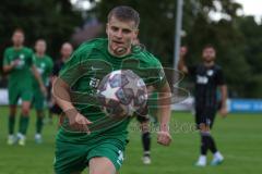 Bezirksliga - Saison 2023/2024 - SV Manching  - SV Sulzemoos - Sebastian Graßl (Nr.10 - SV Manching) - Foto: Meyer Jürgen