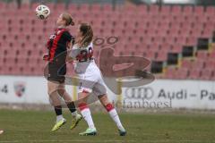 2. Bundesliga Frauen - Saison 2025/26 - FC Ingolstadt 04 Frauen - VFB Stuttgart  - Nina Penzkofer (Nr.29 - FC Ingolstadt Frauen I) - Dongus Tamar weiss Stuttgart - Foto: Meyer Jürgen