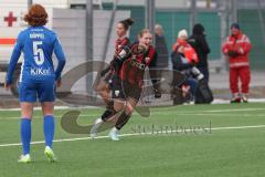 2. Bundesliga Frauen - Saison 2024/25 - FC Ingolstadt 04 Frauen - SV Meppen - Der 1:4 Anschlustreffer - jubel - Nina Penzkofer (Nr.29 - FCI Frauen) - jubel  - Farwick Thea Torwart Meppen - Foto: Meyer Jürgen