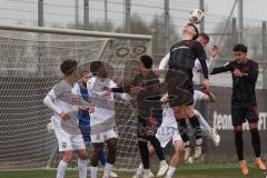 3. Liga - Testspiel - Saison 2025/26 - FC Ingolstadt 04 - SSV 1846 Ulm - Georgios Antzoulas (Nr.6 - FCI) - Jan Boller (Nr.34 - SSV Ulm) - Foto: Meyer Jürgen