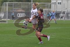 DFB Pokal - Frauen - Saison 2025/26 - FC Ingolstadt 04 Frauen - 1. FC Nürnberg - Theresa Keitel (Nr.7 - FC Ingolstadt Frauen I) - Polaskova Aneta rot Nürnberg - Foto: Meyer Jürgen