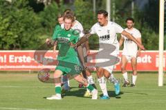 Testspiel - Saison 2025/26 - SV Manching - TSV Gaimersheim - Tobias Vollnhals (Nr.22 - SV Manching) - Gabriel Weiß (Nr.32 - TSV Gaimersheim) - Foto: Meyer Jürgen