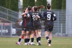 2. Bundesliga Frauen - Saison 2025/26 - FC Ingolstadt 04 Frauen - VFB Stuttgart  - Felix Lara(Nr.13 - FC Ingolstadt Frauen I) mit dem 1:0 Führungstreffer - jubel - - Nina Penzkofer (Nr.29 - FC Ingolstadt Frauen I) - Stefanie Reischmann (Nr.24 - FC Ingolst