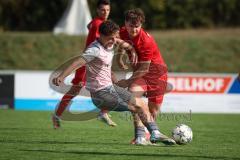 Kreisliga - Saison 2026/27 - SV Zuchering - VFB Eichstätt II - Simon Böhringer rot Zuchering - Niklas Matzel rosa Eichstätt II  - Foto: Meyer Jürgen