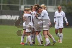 DFB Pokal - Frauen - Saison 2025/26 - FC Ingolstadt 04 Frauen - 1. FC Nürnberg - Lea Wolski (Nr.5 - FC Ingolstadt Frauen I) mit dem 1:1 Ausgleichstreffer - jubel - Foto: Meyer Jürgen