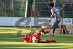 Totopokal- Saison 2023/2024 - SV Manching  - VFB Eichstätt - Torwart Obermeier Thomas (Nr.1 - SV Manching) - Nital Ferat grau Eichstätt - Foto: Meyer Jürgen