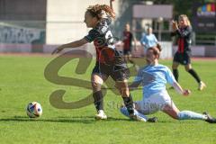 2. Bundesliga Frauen - Saison 2024/25 - FC Ingolstadt 04 Frauen - SG 99 Andernach - Stefanie Reischmann (Nr.24 - FCI Frauen) - Stöhr Leonie blau Andernach - Foto: Meyer Jürgen