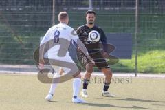 Kreisklasse - Saison 2025/26 - MTV Ingolstadt - TSV Ingolstadt Nord  - Kerem Düzgün schwarz Ing Nord  - Drazen Lovric weiss MTV - Foto: Meyer Jürgen