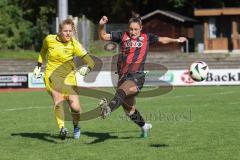 2. Bundesliga Frauen - Saison 2024/25 - FC Ingolstadt 04 Frauen - SG 99 Andernach - Van der Laan Laura Torwart Andernach - Ivana Slipcevic (Nr.8 - FCI Frauen) - Foto: Meyer Jürgen