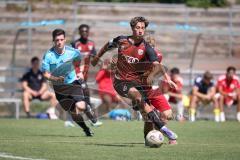 A-Junioren Bundesliga  - Saison 2026/27 - A-Junioren - FC Ingolstadt 04 - Jahn Regensburg - Malik Kaydin rot FCI - Florian Fischer weiss Regensburg - Foto: Meyer Jürgen