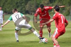 Kreisklasse - Saison 2025/26- SV Lippertshofen - Türkisch SV Ingolstadt-  - Markus Thieme weiss Lippertshofen - Kerem Düzkün rot Türkisch - Markus Thieme weiss Lippertshofen - Foto: Meyer Jürgen