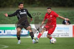 Kreisliga - Saison 2026/27- SV Zuchering - Türkisch SV Ingolstadt - Akif Abasikeles schwarz Türkisch - Ahmed Metinov Kyasimov rot Zuchering - Foto: Meyer Jürgen
