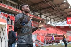 3. Liga; FC Ingolstadt 04 - MSV Duisburg; vor dem Spiel Obed Ugondu (17, FCI)
