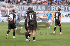 3. Liga; FC Ingolstadt 04 - FC Hansa Rostock; Sieg Jubel Freude 2:1, Sebastian Grönning (11, FCI) Max Besuschkow (17, FCI) David Kopacz (29, FCI)