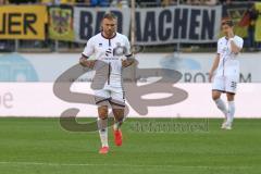 3. Liga - Saison 2024/25 - Alemannia Aachen - FC Ingolstadt 04  - Maximilian Dittgen (Nr.10 - FCI) nach dem 0:1 Führungstreffer - Simon  Lorenz (Nr.32 - FCI) - Foto: Meyer Jürgen