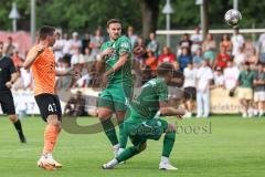 Toto-Pokal; SV Manching - FC Ingolstadt 04; Felix Keidel (43, FCI) Marcel Posselt (SVM) Maximilian Eberwein (SVM)