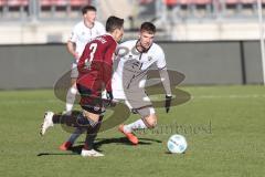 Testspiel; 1. FC Nürnberg - FC Ingolstadt 04 - Benjamin Kanuric (8, FCI) Zweikampf Kampf um den Ball Danilo Soares (3 FCN)