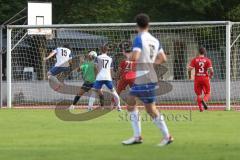 Bezirksliga - Saison 2024/25 - FC Fatih Ingolstadt - TSV Rohrbach -  Der 0:1 Führungstreffer durch Kai Suzuki weiss Rohrbach - jubel - Marco Ernhofer Torwart Fatih -  Foto: Meyer Jürgen