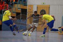 Lotto Bayern Hallencup - Saison 2024/25 - Finale - FC Fatih - TSV Forstenried - Alen Patak schwarz Fatih - Ivan Horban gelb Forstenried - Foto: Meyer Jürgen