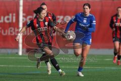 ***2. Bundesliga Frauen - Saison 2025/26 - FC Ingolstadt 04 Frauen - SV Meppen - Annika Kömm (Nr.25 - FC Ingolstadt Frauen I) - Blaschka Anouk blau Meppen - Foto: Meyer Jürgen