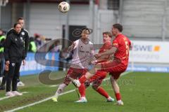 3. Liga - Saison 2025/26 - SV Wehen/Wiesbaden - FC Ingolstadt 04  - Emilio Kehrer (Nr.44 - FCI) - Niklas May (Nr.5 - Wiesbaden) - Foto: Meyer Jürgen