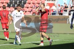 3. Liga; FC Ingolstadt 04 - SV Wehen Wiesbaden; Torchance verpasst Julian Kügel (29, FCI) Janitzek Justin (15 SVWW)