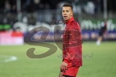 3. Liga; 1. FC Schweinfurt 05 - FC Ingolstadt 04; vor dem Spiel Marcel Costly (22, FCI)