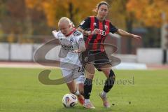 2. Bundesliga Frauen - Saison 2025/26 - FC Ingolstadt 04 Frauen - Eintracht Frankfurt II - Annika Kömm (Nr.25 - FC Ingolstadt Frauen I) - Bednorz Keira weiss Frankfurt - Foto: Meyer Jürgen