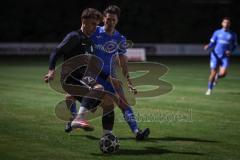 Landesliga - Saison 2026/27 - SV Manching - VFB Durach - Christoph Gruber blau Durach  - Timo Jung (Nr.20 - SV Manching) - Foto: Meyer Jürgen