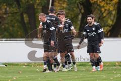 Bezirksliga - Saison 2025/26 - TSV Ober./Unterhaunstadt -  TSV Gaimersheim - Der 0:1 Führungstreffer durch Domenic Raimann (Nr.26 - TSV Gaimersheim) - Nico von Swiontek Brzezinski (Nr.17 - TSV Gaimersheim) - Foto: Meyer Jürgen