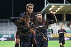 3. Liga; TSV Havelse - FC Ingolstadt 04; Tor Jubel Treffer 2:3 Führung Marcel Costly (22, FCI)Yann Sturm (7, FCI) Jonas Scholz (15, FCI)