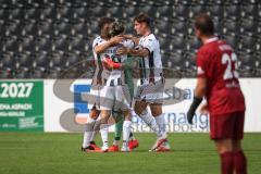 3. Liga - Saison 2026/27 - SC Sonnenhof Großaspach - FC Ingolstadt 04 - Das Spiel ist aus - jubel - XXXXX - Foto: Meyer Jürgen