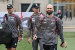 3. Liga; TSV Havelse - FC Ingolstadt 04; Athletik-Trainer Rafael Lopez (FCI) Co-Trainer Markus Feldhoff (FCI) Co- Trainer Nico Antonitsch (FCI)