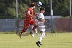 Bayernliga Nord - Saison 2024/25 - FC Ingolstadt 04 II - ASV Neumarkt - Davide Sekulovic (Nr.7 - FCI U21) - Braun Alexander rot Neumarkt - Foto: Meyer Jürgen