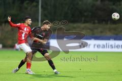 3. Liga; TSV Havelse - FC Ingolstadt 04; Boujellab Nassim (19 Havelse) Zweikampf Kampf um den Ball Elias Decker (4, FCI)