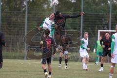 *** Bayernliga Nord - Saison 2025/26 - *** FC Ingolstadt 04 II - SC Eltersdorf - Donald Nduka (Nr.27 - FC Ingolstadt II) - Robin Renner weiss Eltersdorf  - Foto: Meyer Jürgen
