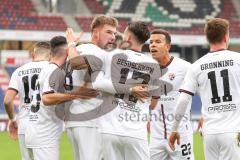 3. Liga; Hannover 96 II - FC Ingolstadt 04; Tor Jubel Treffer Benjamin Kanuric (8, FCI) Max Besuschkow (17, FCI) Marcel Costly (22, FCI) Sebastian Grönning (11, FCI) Felix Keidel (43, FCI) Mladen Cvjetinovic (19, FCI)