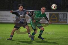 A-Klasse - Saison 2024/25 - FC Gerolfing II - TV 1861 Ingolstadt - Angelo Boharu grau Ingolstadt - Ralf Rachl grün Gerolfing - Foto: Meyer Jürgen