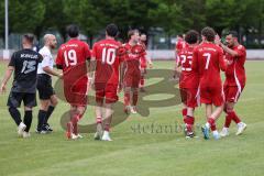 Kreisliga - Saison 2025/26- TSV Ingolstadt Nord - Türk SV Ingolstadt - Umut Yürükal rot Türkisch mit dem 0:3 Führungstreffer - jubel - - XXXXX - Foto: Meyer Jürgen