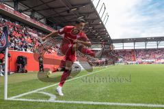 3. Liga; FC Ingolstadt 04 - SSV Jahn Regensburg; Ecke Fredrik Carlsen (8, FCI)