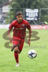 Toto Pokal; FC Sportfreunde Schwaig - FC Ingolstadt 04; Yann Sturm (7, FCI) Regen Pfützen