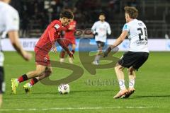 3. Liga; SSV Ulm - FC Ingolstadt 04; Ognjen Drakulic (30, FCI) Pepic Mirnes (20 Ulm)