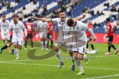 3. Liga; Hannover 96 II - FC Ingolstadt 04; Tor Jubel Treffer Sebastian Grönning (11, FCI) Mladen Cvjetinovic (19, FCI)