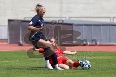 DFB - Pokal Frauen 1. Runde - Saison 2023/2024 - FC Ingolstadt 04 - FC Carl Zeiss Jena - Leni Fohrer (Nr.15 - FCI Frauen) - Adam Any blau Jena - Foto: Meyer Jürgen