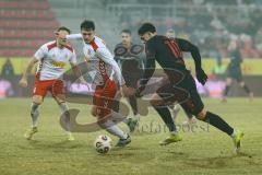 3. Liga; SSV Jahn Regensburg - FC Ingolstadt 04; Dennis Kaygin (10, FCI)