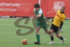 AUDI Amateuercup - Saison 2024/25 - TSV Lichtenau - FC Geisenfeld - Manuel Obermayr grün Geisenfeld - Denis Hadzic #8 Geisenfeld - Foto: Meyer Jürgen