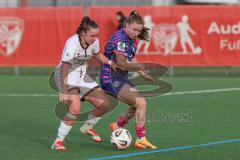2. Bundesliga Frauen - Saison 2025/26 - FC Ingolstadt 04 Frauen - FSV Mainz - Leonie Hein (Nr.17 - FC Ingolstadt Frauen I) - Pageler Maja blau Mainz - Foto: Meyer Jürgen