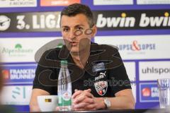 3. Liga; SpVgg Unterhaching - FC Ingolstadt 04; Pressekonferenz Cheftrainer Michael Köllner (FCI) Interview